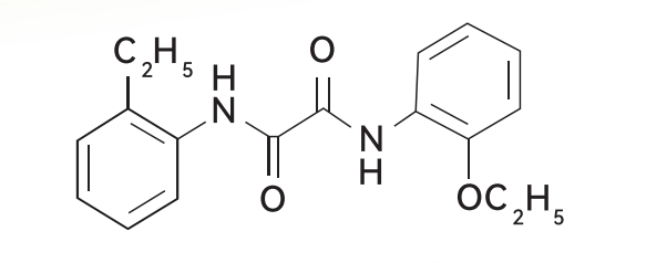 KST-UV312 โครงสร้างทางเคมีของตัวดูดซับรังสียูวี Oxanilide สำหรับการทำให้เสถียรของโพลีเมอร์